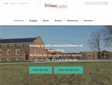 Tablet Screenshot of chapelchurch.org